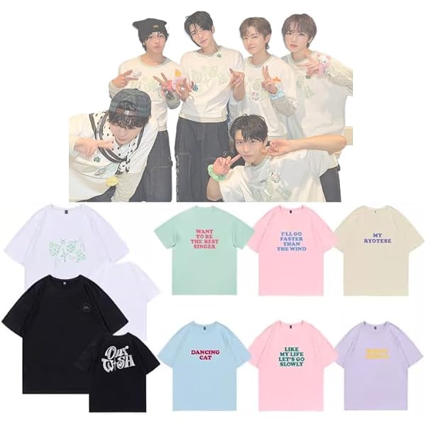 Amazon.co.jp: [さん店] NCT WISH グッズ Tシャツ「COLOR」 Surf 応援